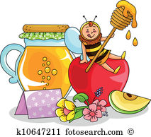 honey and apple