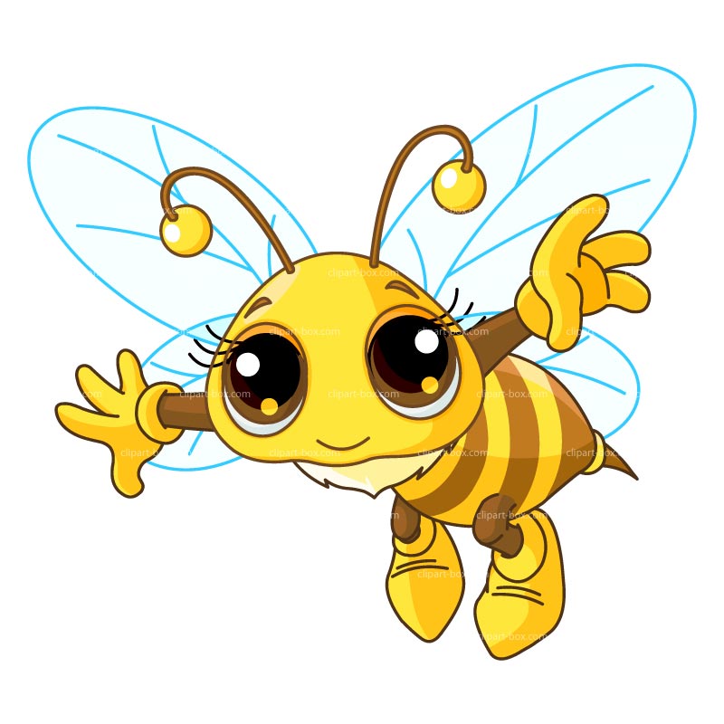 Bee Clipart Black And White |