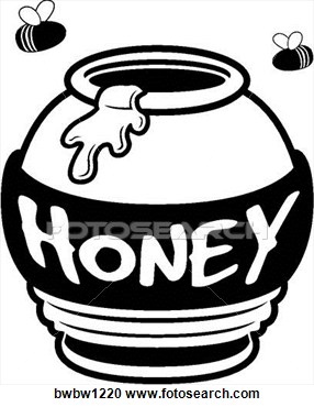 Honey Jar Clipart Clipart Pan - Honey Pot Clip Art