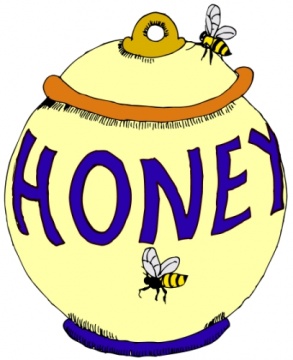 HONEY POT YELLOW Honey Pot Clip Art ...