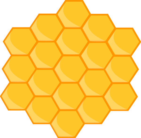 Honeycomb Clip Art At Clker C - Honeycomb Clipart