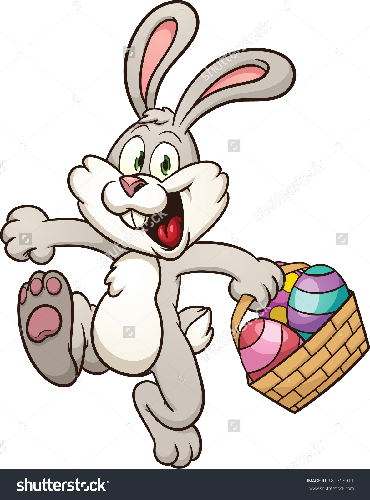 Hopping Easter Bunny Clipart ... Save to a lightbox