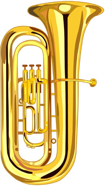 horn clipart - Tuba Clipart