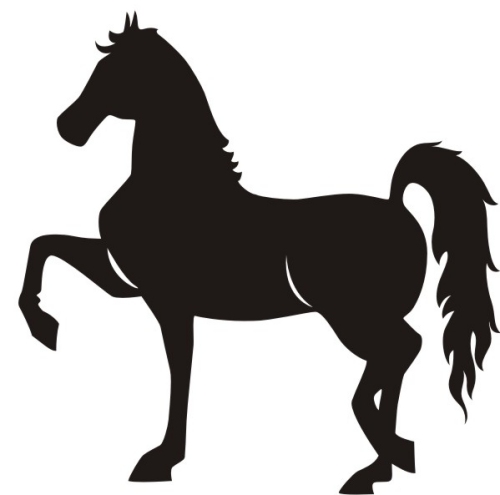 Horse Clip Art Black And White Silhouettes | Clipart library - Free