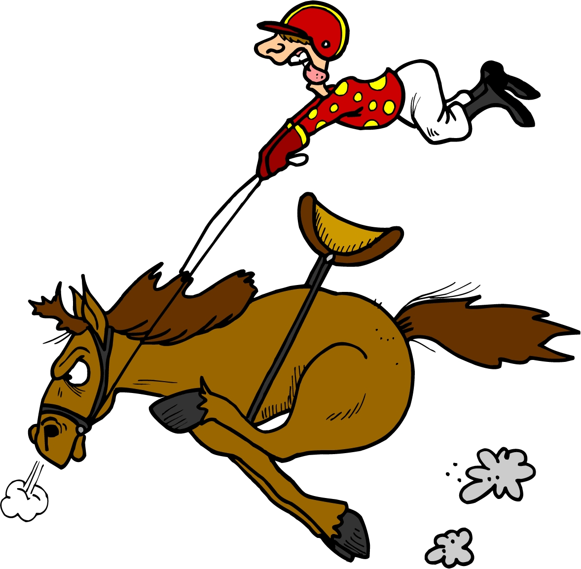 horse racing clipart