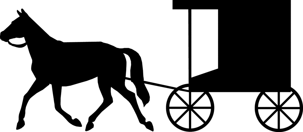 Horse Drawn Vehicles Silhouette Clipart Etc