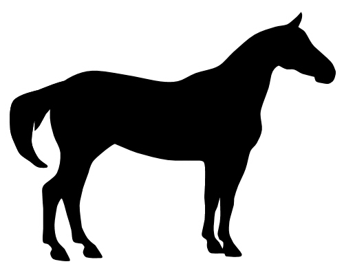 Horse Head Silhouette Clip Art Clipart Best