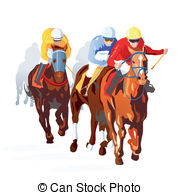 ... Horse Race Finish Horse R - Horse Racing Clip Art