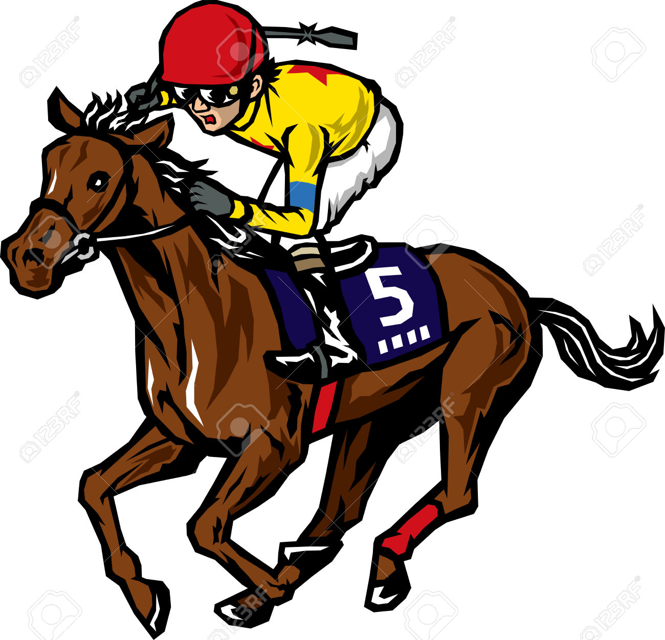 horse racing gallop race: . - Horse Racing Clip Art