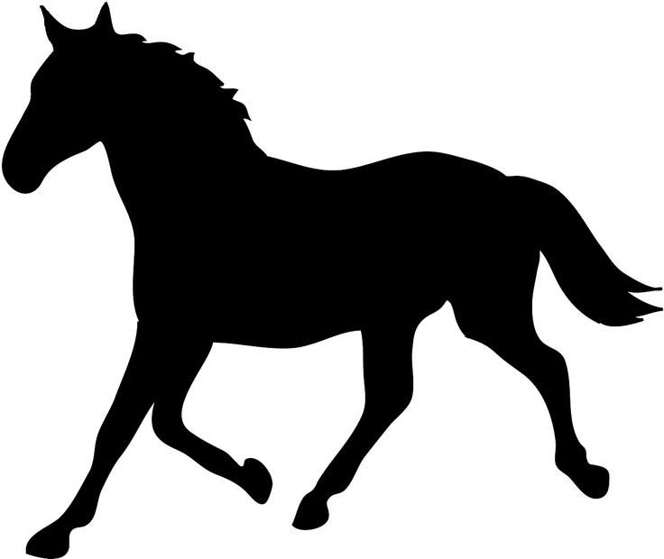 horse silhouette clip art free