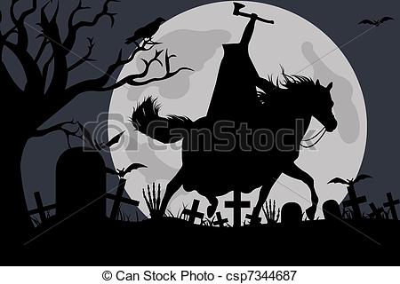 Horseman Clipartby mkoudis5/132; Illustration Of A Headless Horseman - Illustration of a.