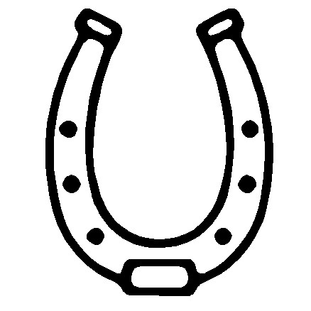 word · horseshoe clipart