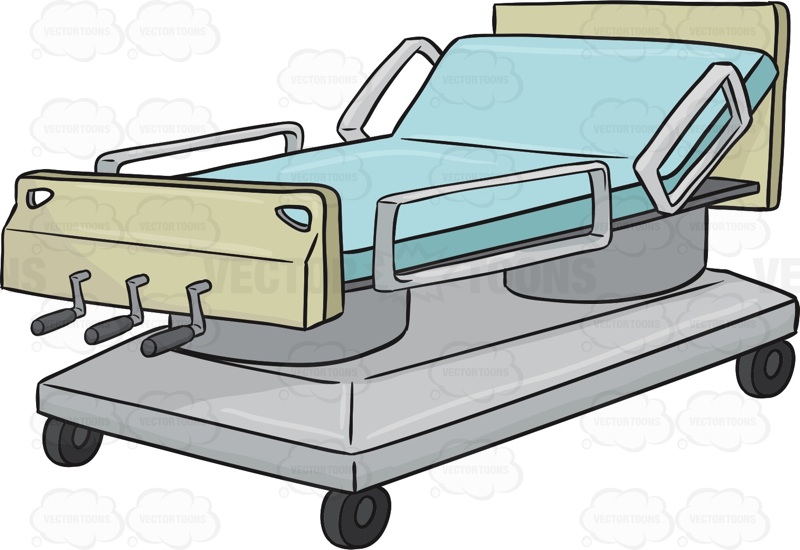 Hospital Bed 1 Clipart