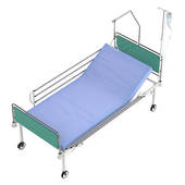 ... hospital bed isolated ...
