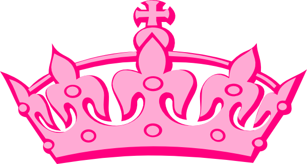 hot pink crown clip art
