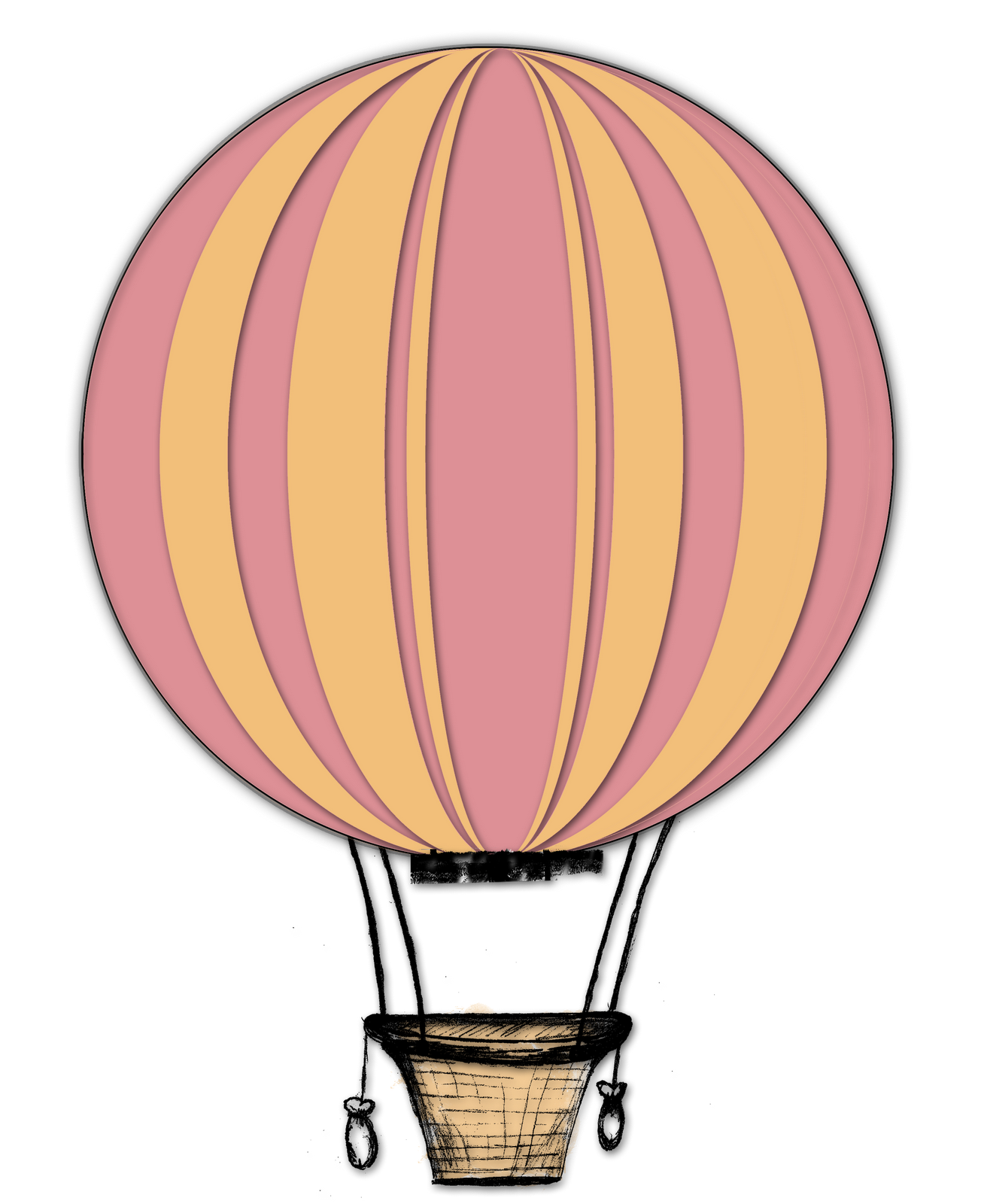 Hot Air Balloon Clip Art #1308