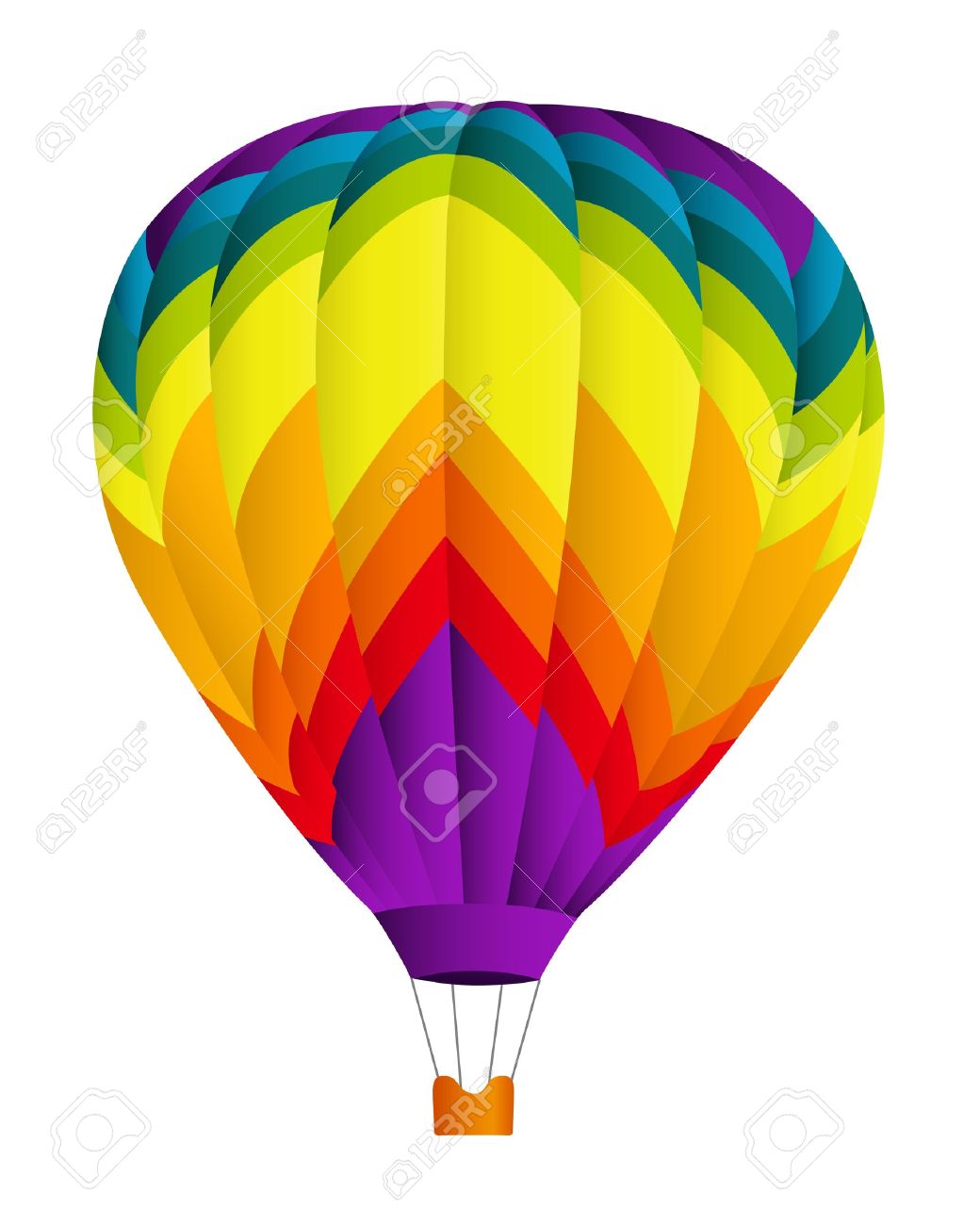 Hot Air Balloon Clip Art #131 - Clipart Hot Air Balloon