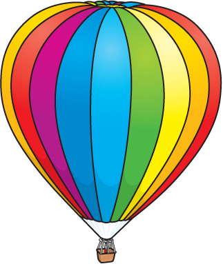 Free Cartoon Hot Air Balloon 