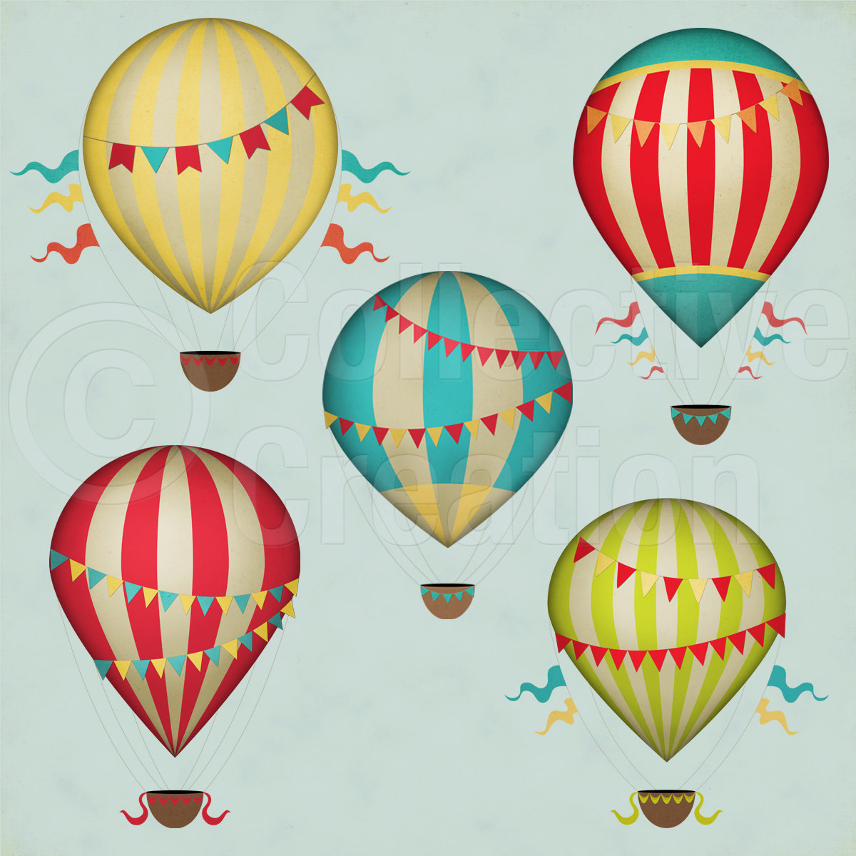 Hot Air Balloon Clip Art ... Resolution 1200x1200 .