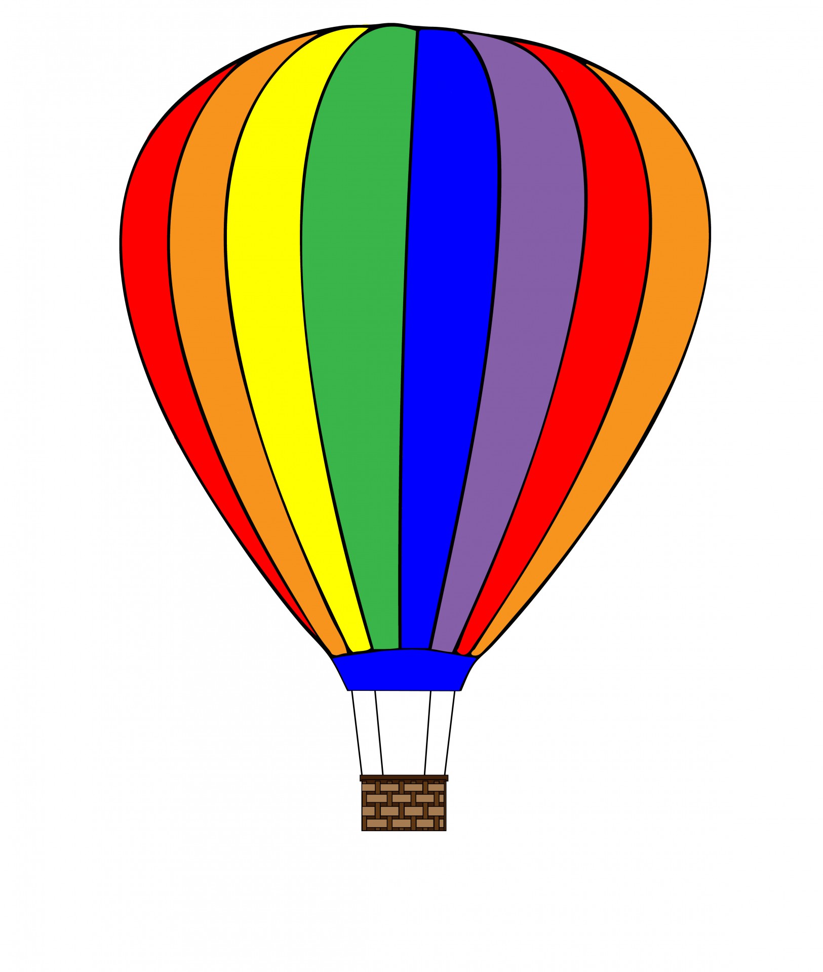 Red and Yellow Hot Air Balloo