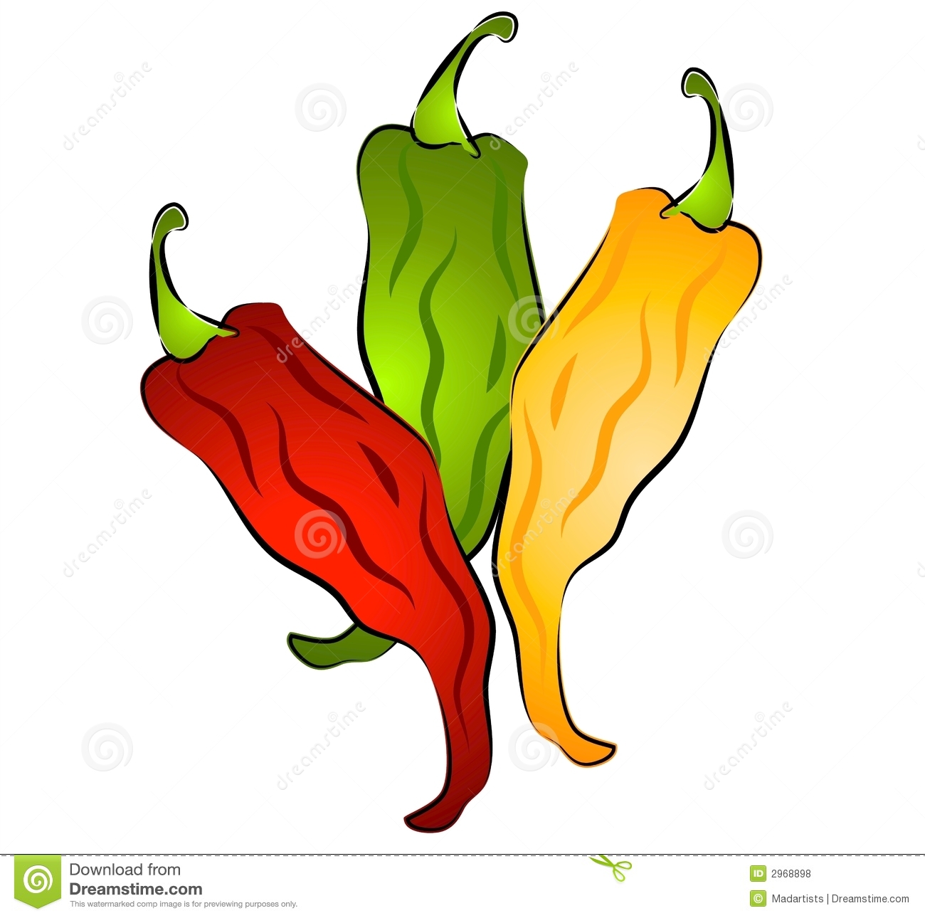 Hot Chili Peppers Clip Art - Chili Pepper Clip Art