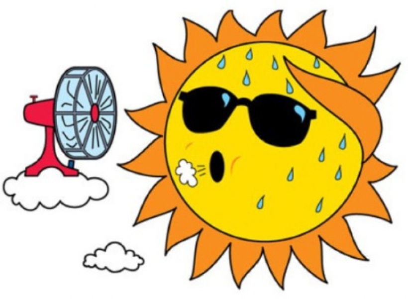 Very Hot Weather Clipart