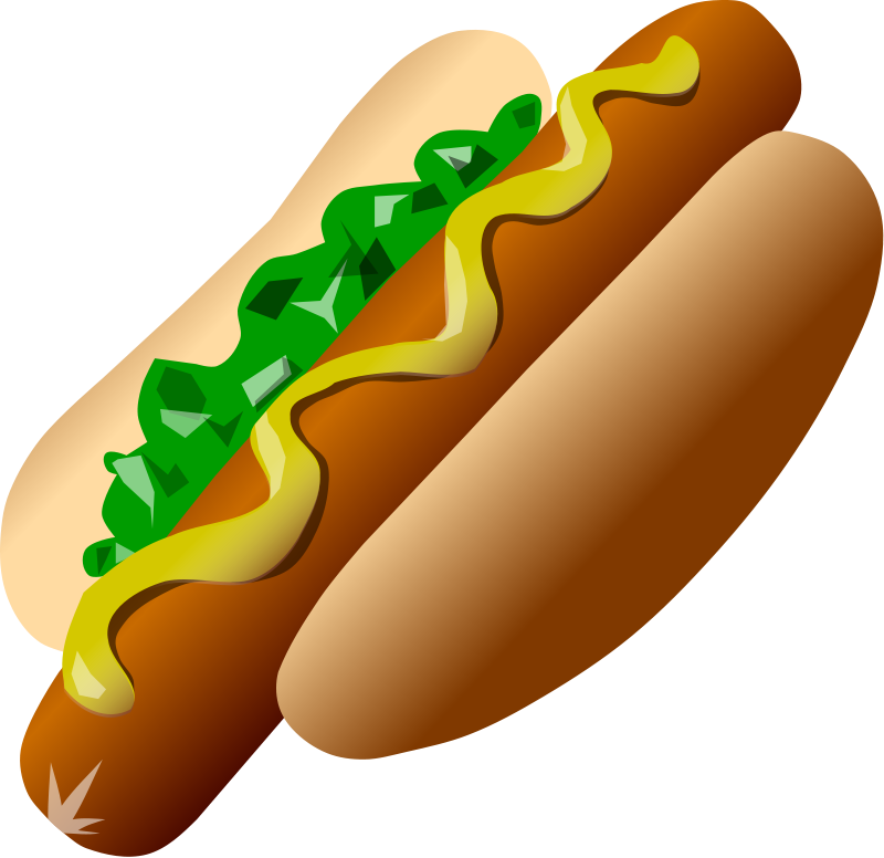 Hot Dog - Clip Art With Transparent Background