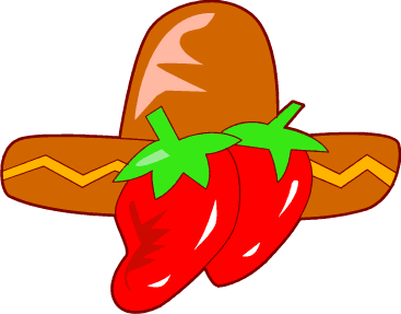 Hot Peppers - Mexican Food Clip Art