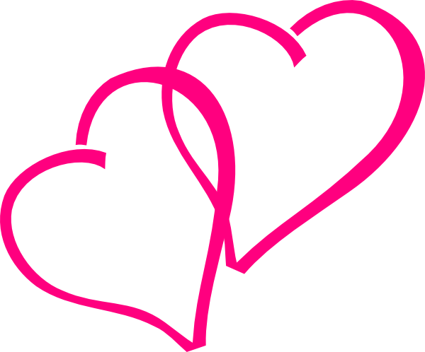 Hot Pink Hearts Clip Art At Clker Com Vector Clip Art Online
