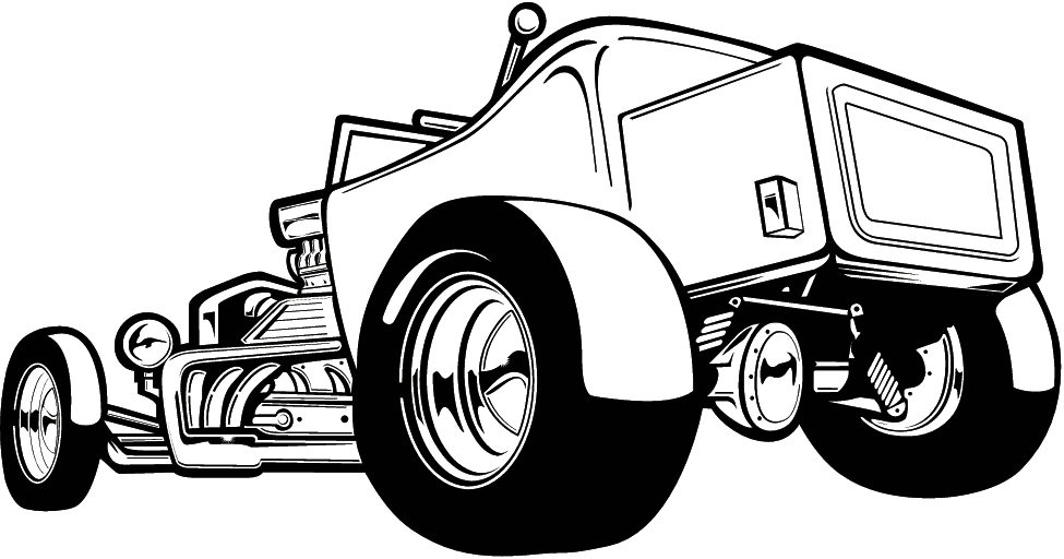 Hot Rod Clip Art Black and White | The Best Free Library (Clipart, Wallpapers, Fonts, Icons) | automotive /ratrod/ hot rod tatts | Pinterest | Cars, ...