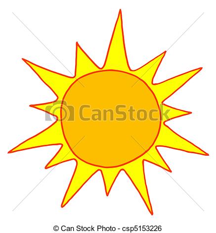 ... Hot Sun Cartoon Character