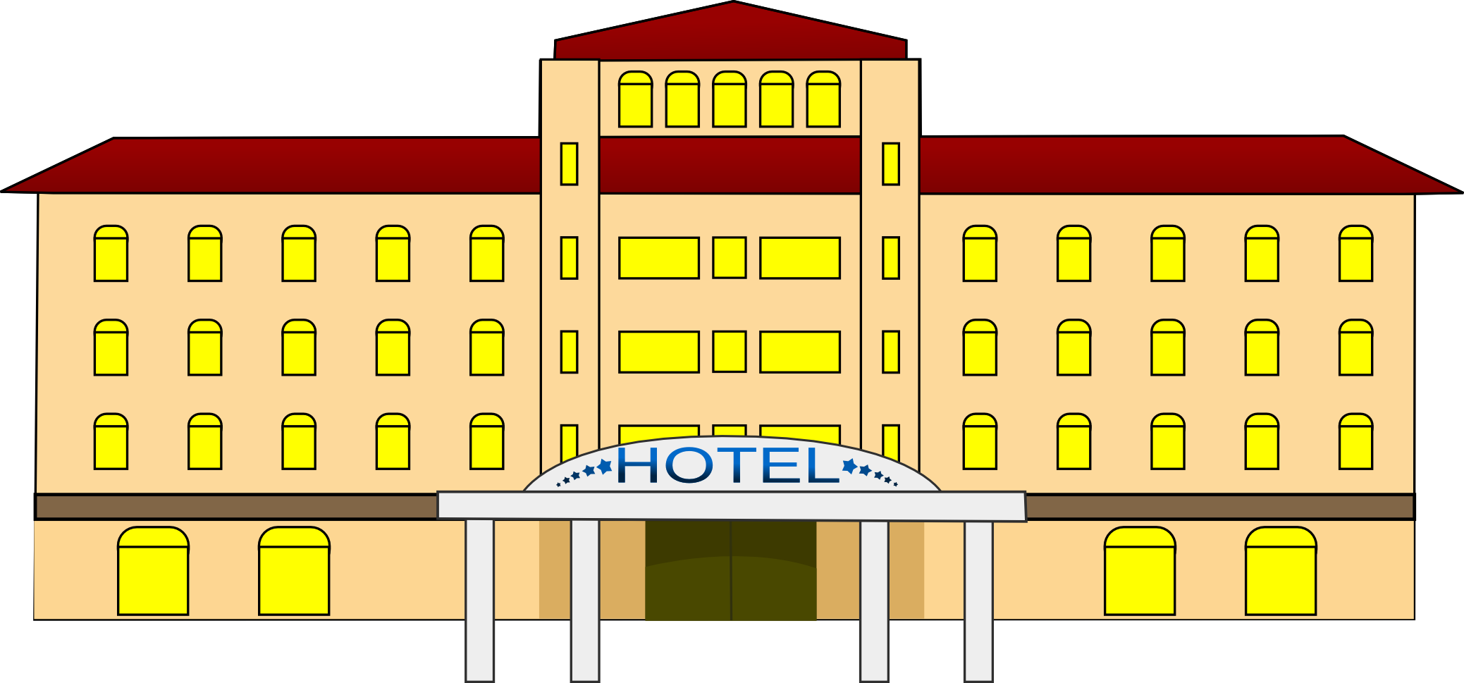 hotel clipart u0026middot; ho - Hotel Clip Art