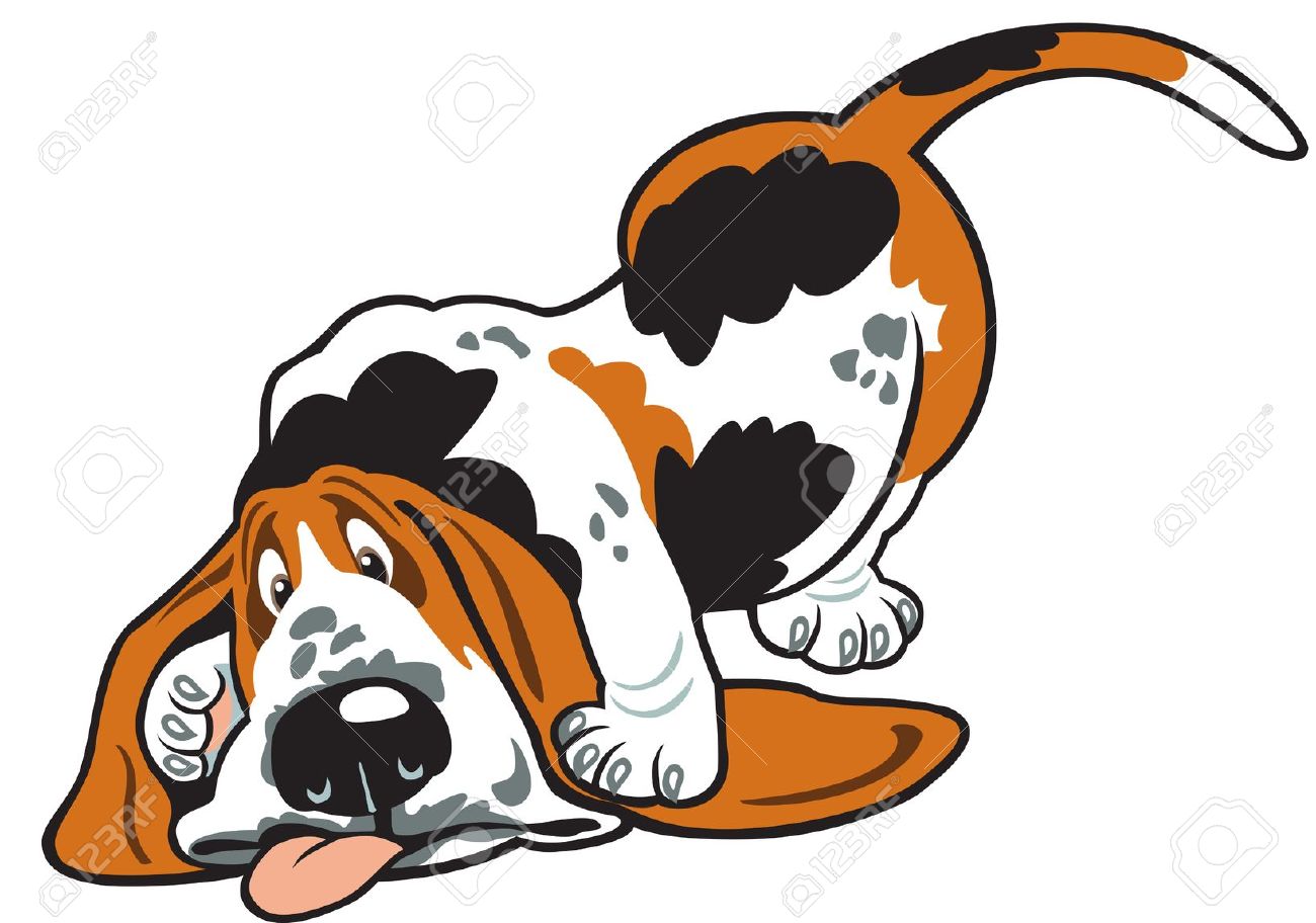 hound dog: basset hound,carto - Hound Dog Clipart