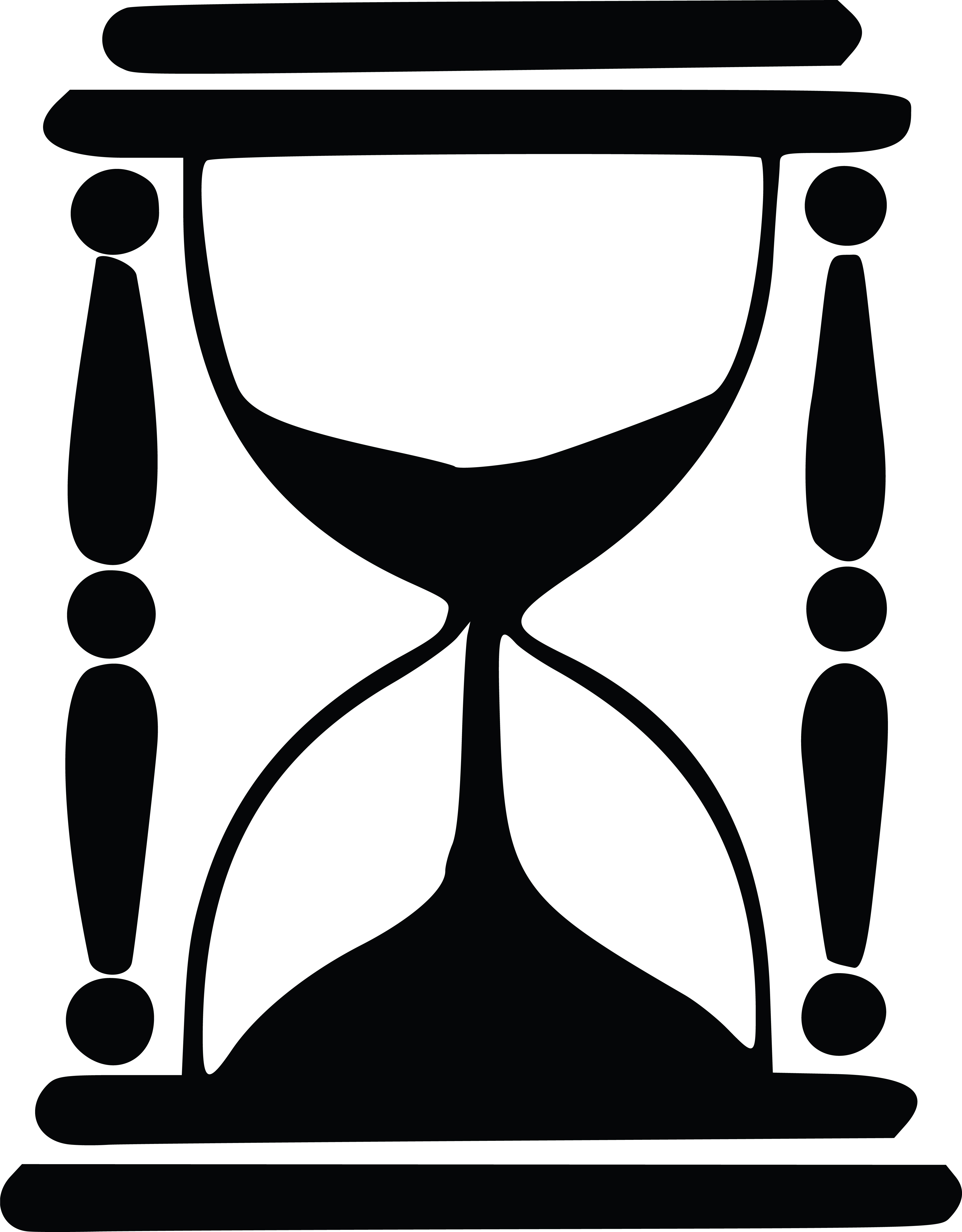 Free Clipart Of An hourglass