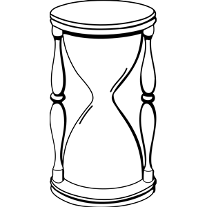 Hourglass Outline Clip Art .. - Hourglass Clip Art