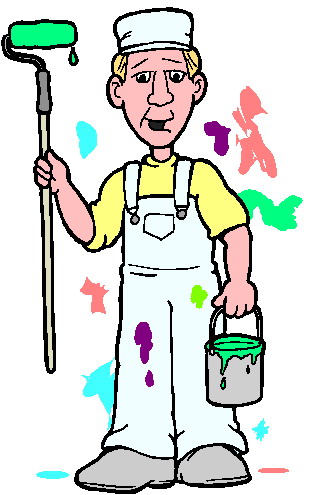 house painter clipart
