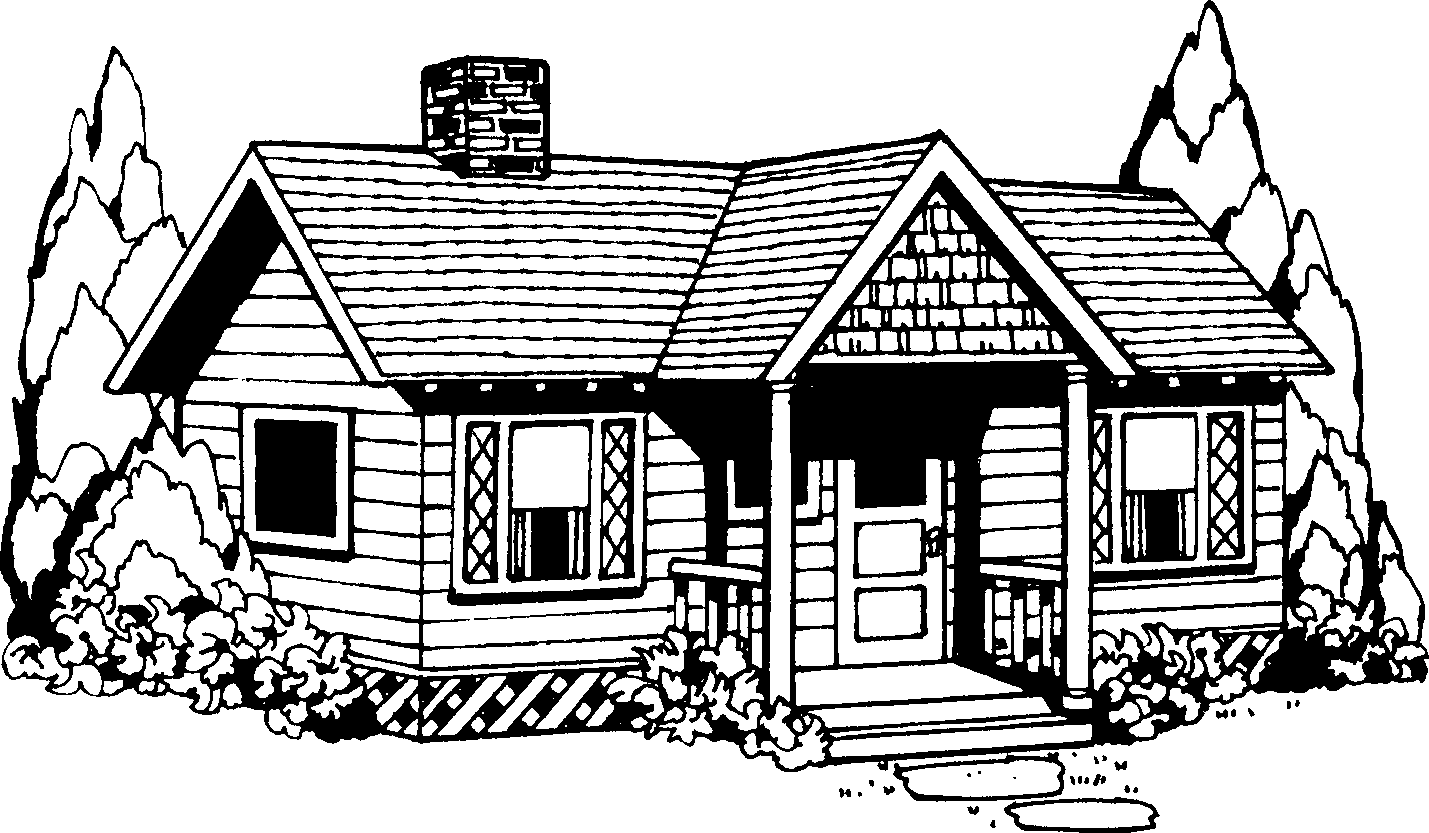 house-clipart-black-and-white