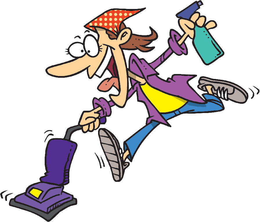 House Cleaner Clipart - Cleaning Clipart