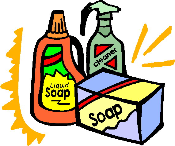 House Cleaning Supplies Clip Art