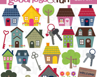 House Clipart Instant . - Free House Clip Art