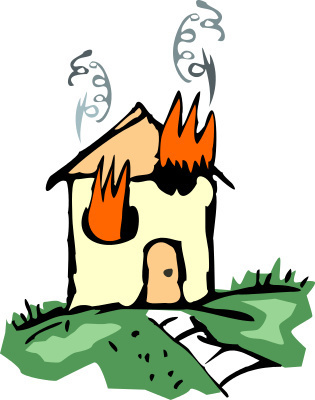 ... House Fire Clipart ... - House On Fire Clipart