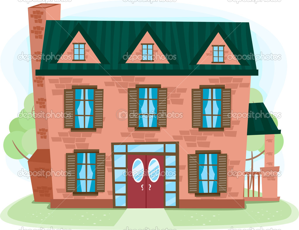House Made of Bricksu2014 . - Brick House Clipart