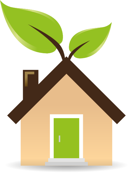 House With Green Energy Clip  - Energy Clipart