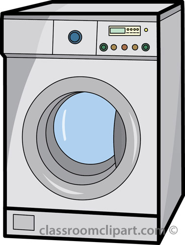 Household Wash Machine 01 07 Classroom Clipart