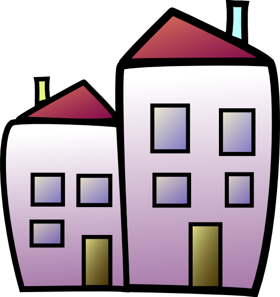 Housing Community Clipart