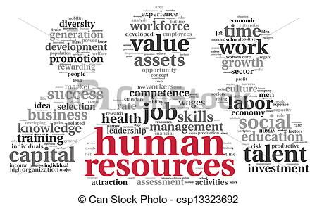HR - human resources concept - .