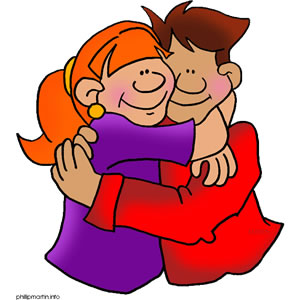 hug clipart - Clip Art Hug