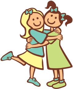 Mother And Family Hug Clipart