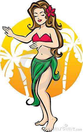 Hula Dancing Clip Art Images 