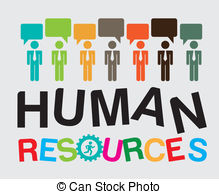 ... human resources over gray background vector illustration